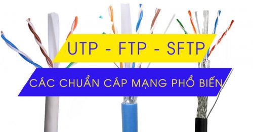 Chuẩn cáp mạng UTP, FTP, SFTP có gì khác biệt?