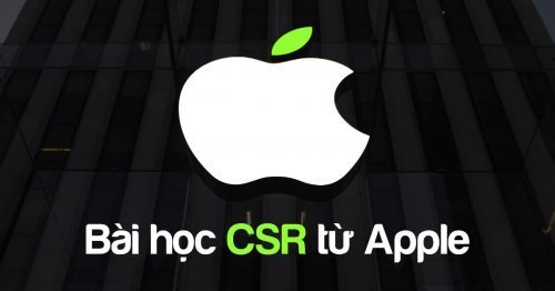 Học được gì từ cách Apple làm CSR?